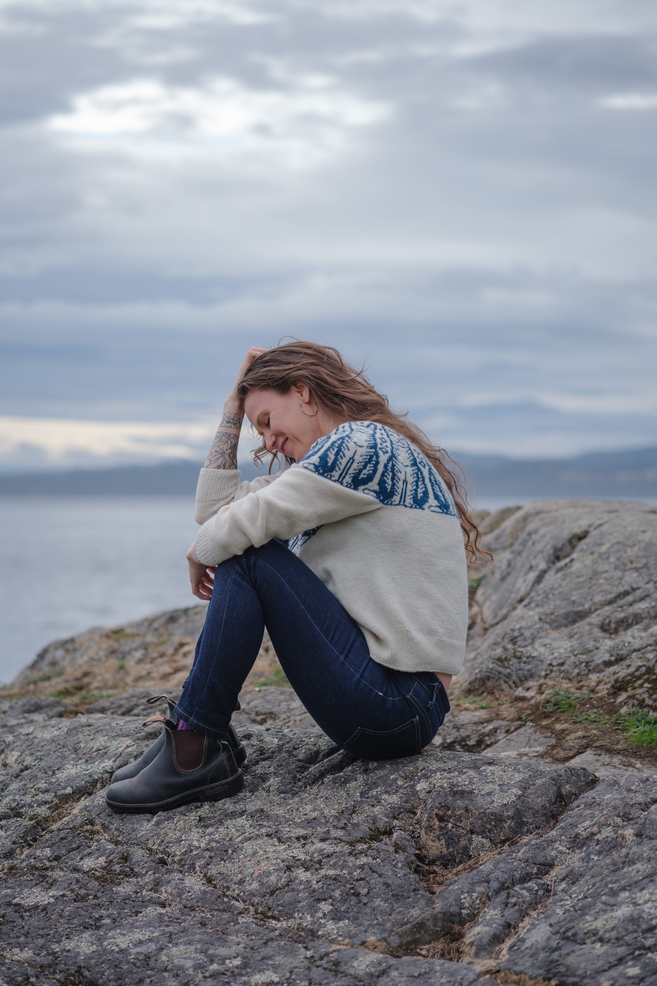 CatKnit Pullover PDF Sweater Knitting Pattern — Andrea Rangel